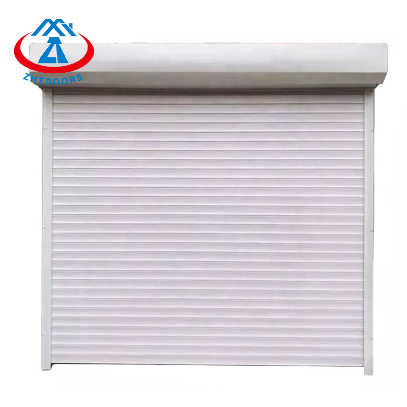 ZHTDOORS Foshan Factory Economical and Affordable Roller Shutter Garage Door Double Shading Tambour Roller Shutter Doors