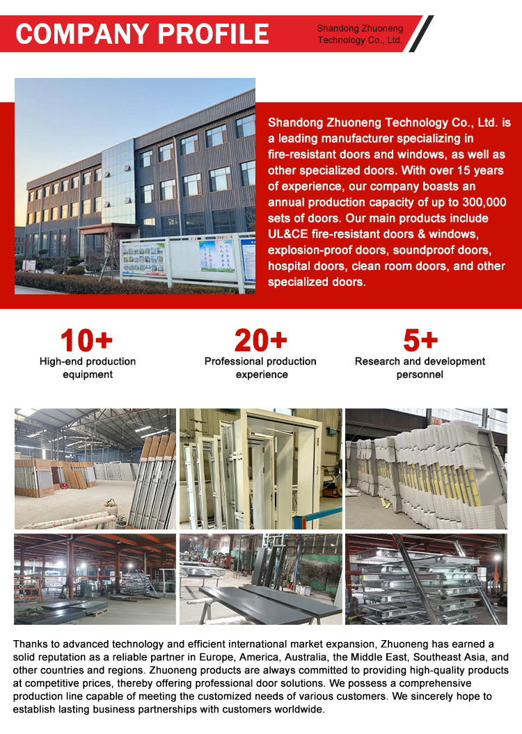 Custom Safety Entry Glass Fire Security Door Aluminum Modern Design Interior Use Fire Prevention Sound Insulation for Hotels