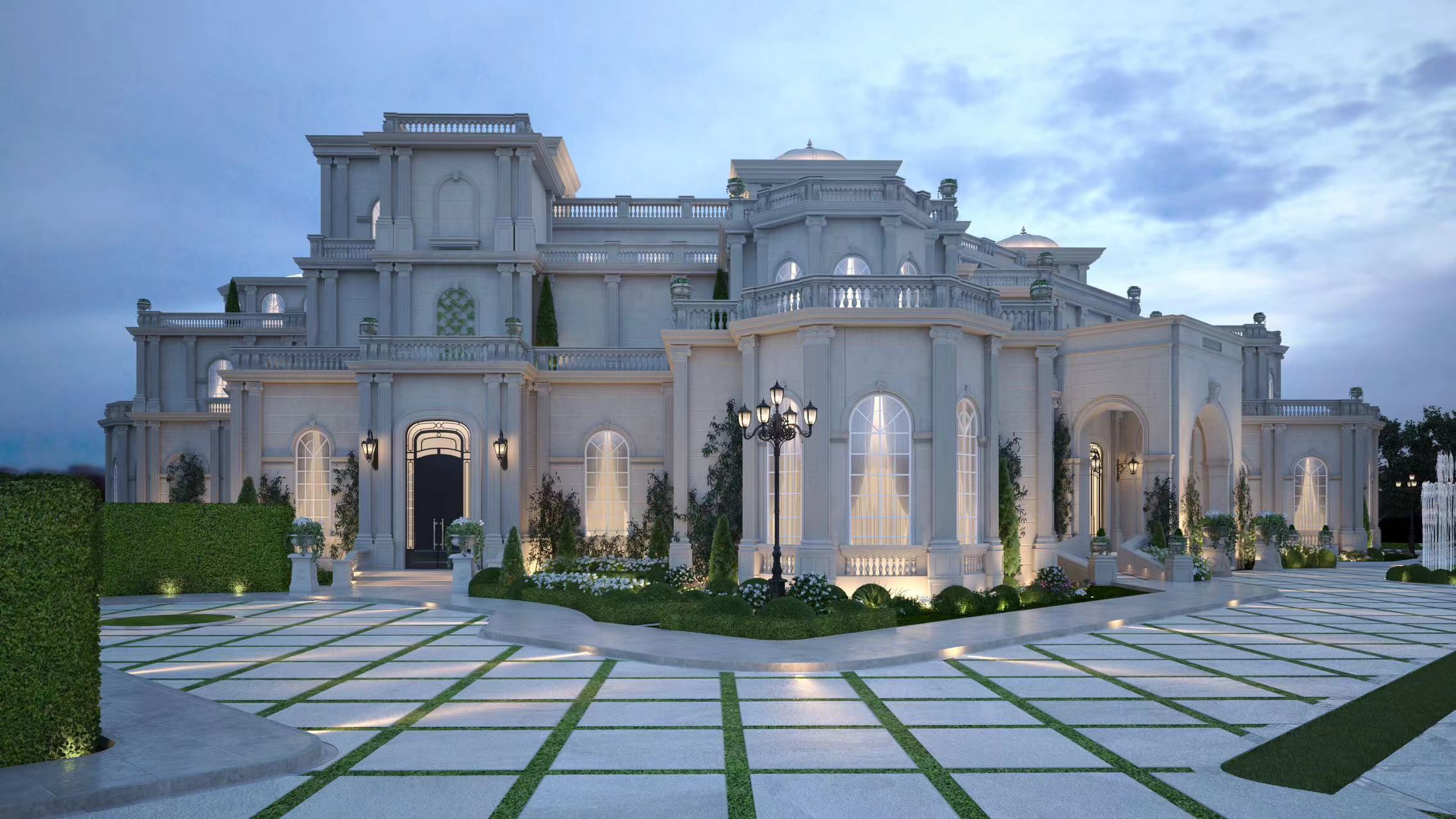 Qatari Royal Palace Exterior