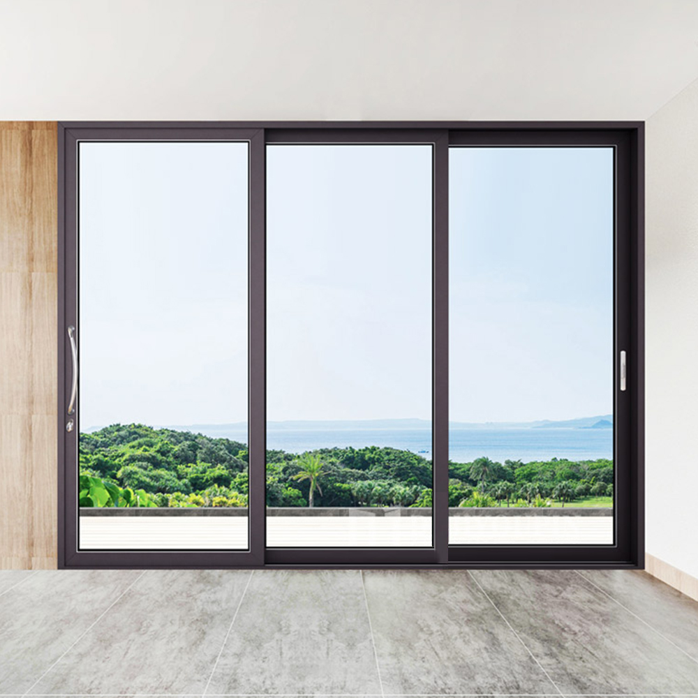 DERCHI Premium Aluminum Glass Sliding Doors Sliding Patio Door Modern Doors for Houses Interior