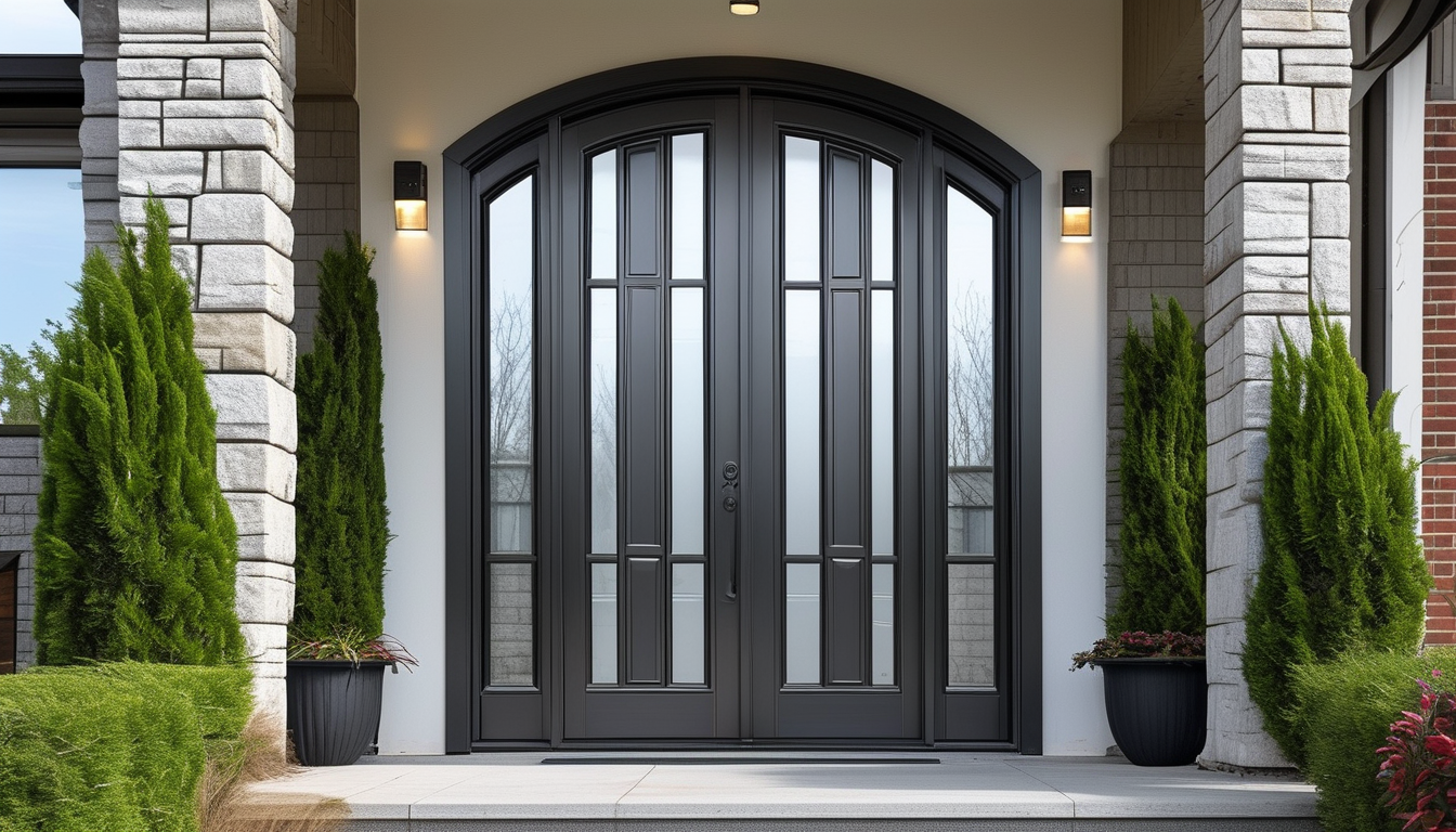 Insulated Aluminum Front Door Manufacturer