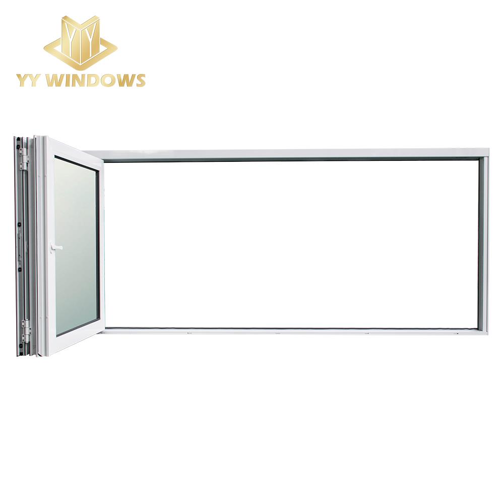 Hurricane Impact High Quality Corner Aluminium Profile Glass Bi Folding windows