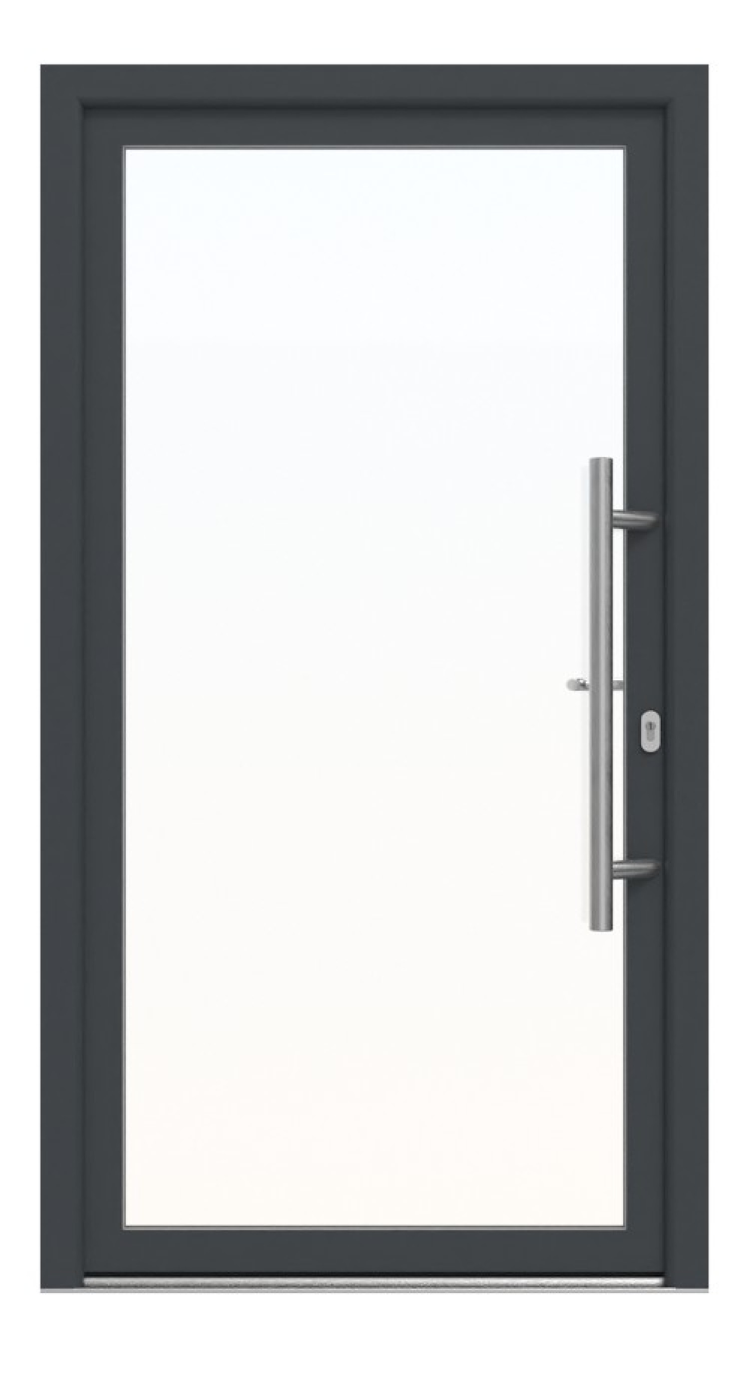 Aluminum Frameless Glass Door | Modern Fire Prevention Design Finished Surface for Balcony/Indoor Room Divider Commercial Use