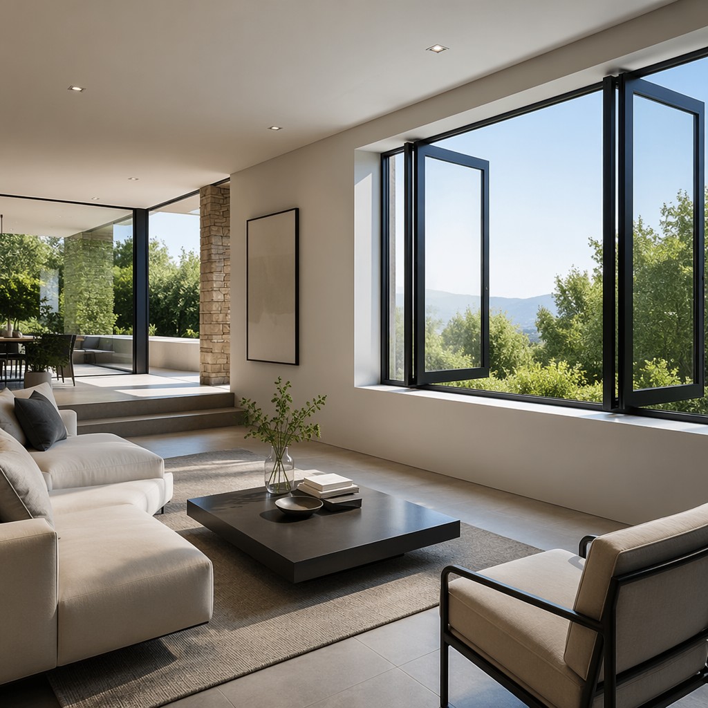 Verified Energy Efficient Thermal Break Aluminum Double Glazed Floating Sliding Windows for House Residential Construction