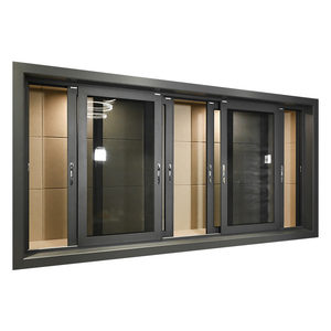 Alucasa Custom Double Glazed Glass Sliding Aluminium Doors