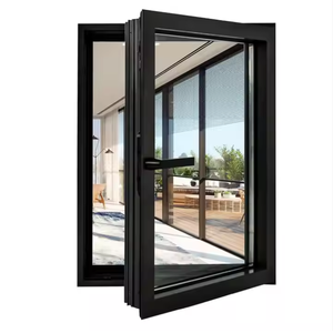 Villa Thermal Break Double Glazed Aluminum Casement Windows