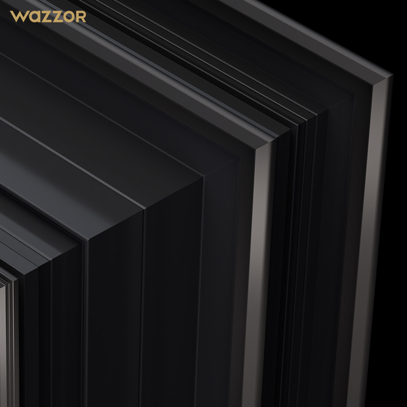 Wazzor Top-Out Awning Window Australia Standard Aluminum Glass Gas Strut Window Awning Type Building Material Awning Windows