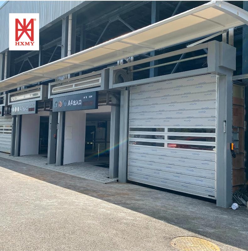 Main Entrance Door Tambour Door Spiral Doors Antitheft Windproof Insulated Waterproof Feature Finished Composite for Warehouses