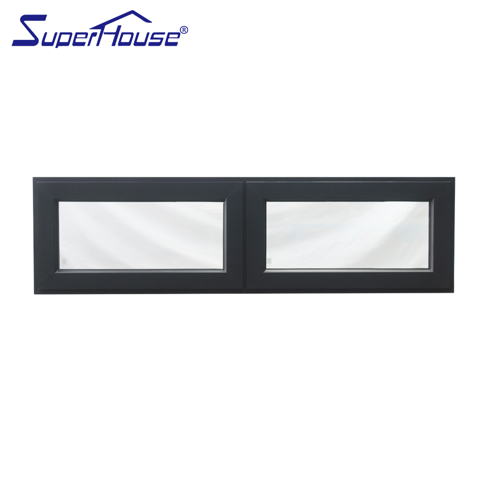 Superhouse China Sound Insulation Aluminium Roof Swing Window for Villa