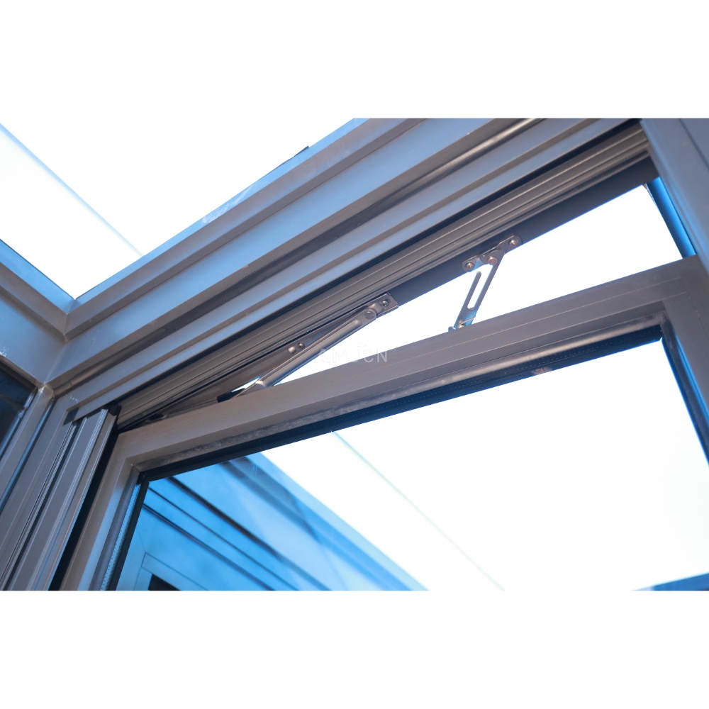 Australia Standard Commercial Aluminium House Windows Aluminium Windows Double Tempered Glazed Casement Windows with Fly Screen