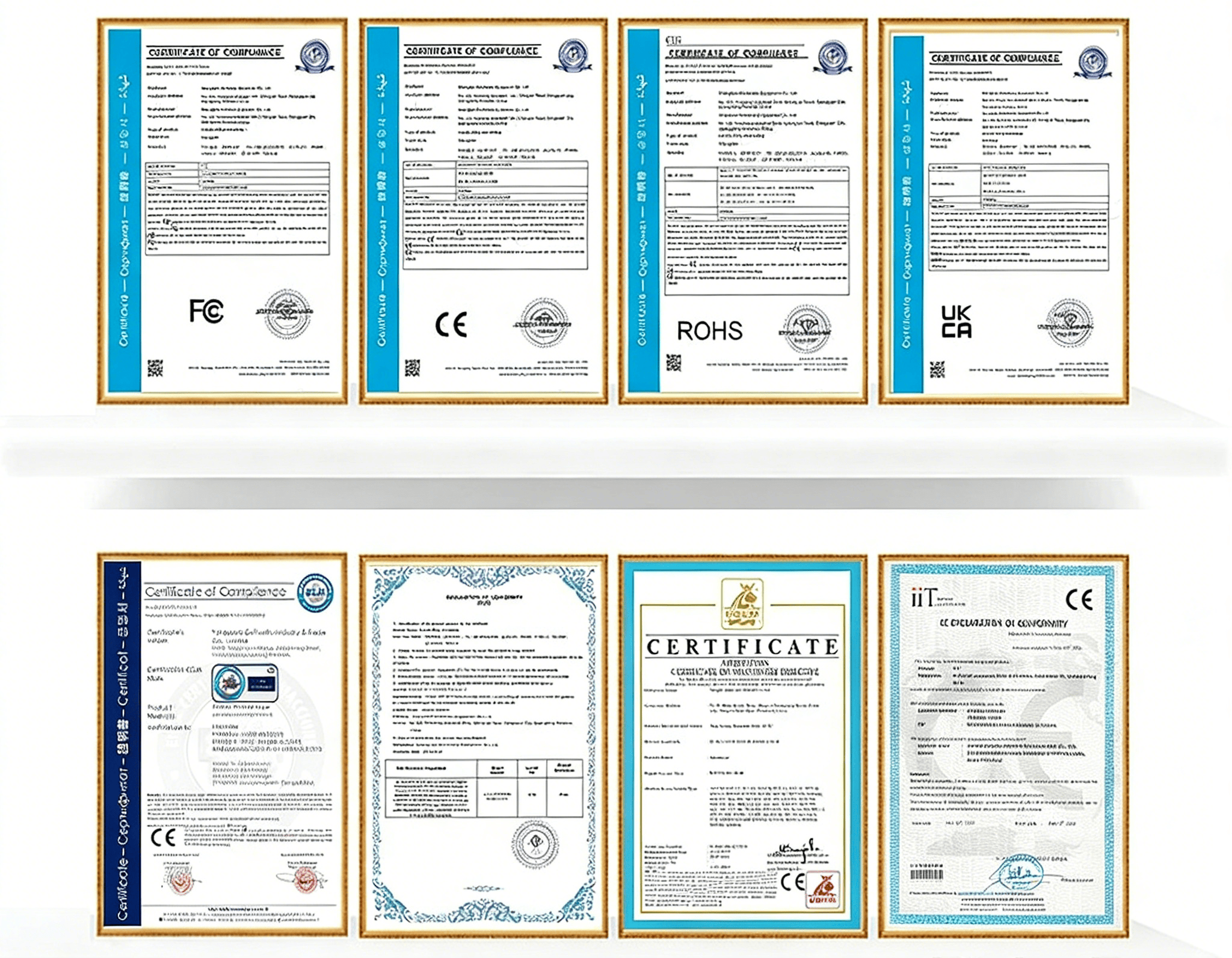 Certificates and Compliance Credentials