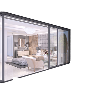 Heavy Duty Large Glass Panel Lift and Sliding Door Black Frame Aluminium Thermal Break Patio Garden Contractor Sliding Door